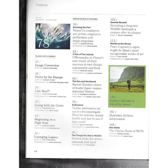Hana Hou! The Magazine of Hawaiian Airlines Dec Jan 2025 Art Culture Travel - Picture 3 of 7